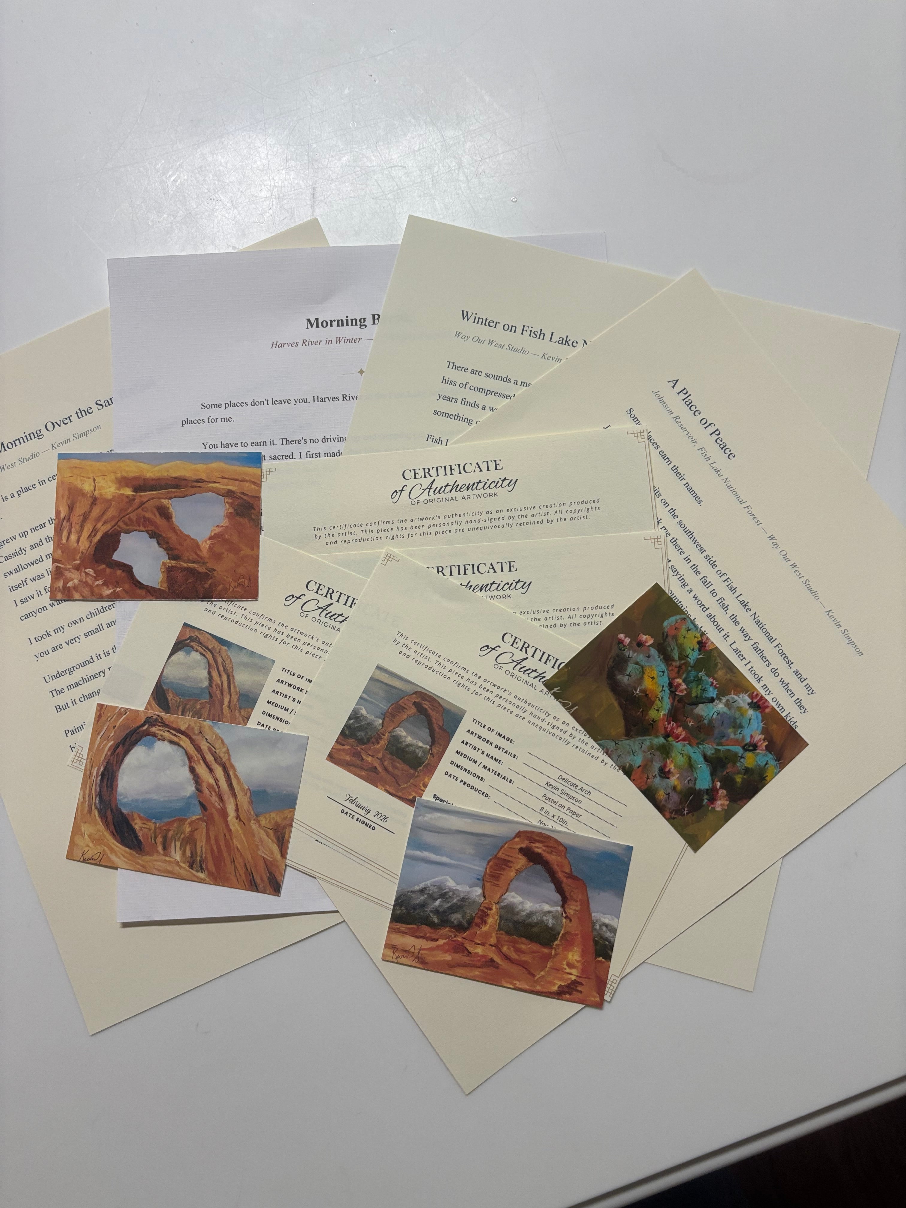 Way Out West Mini Art Box — 4 Prints Monthly